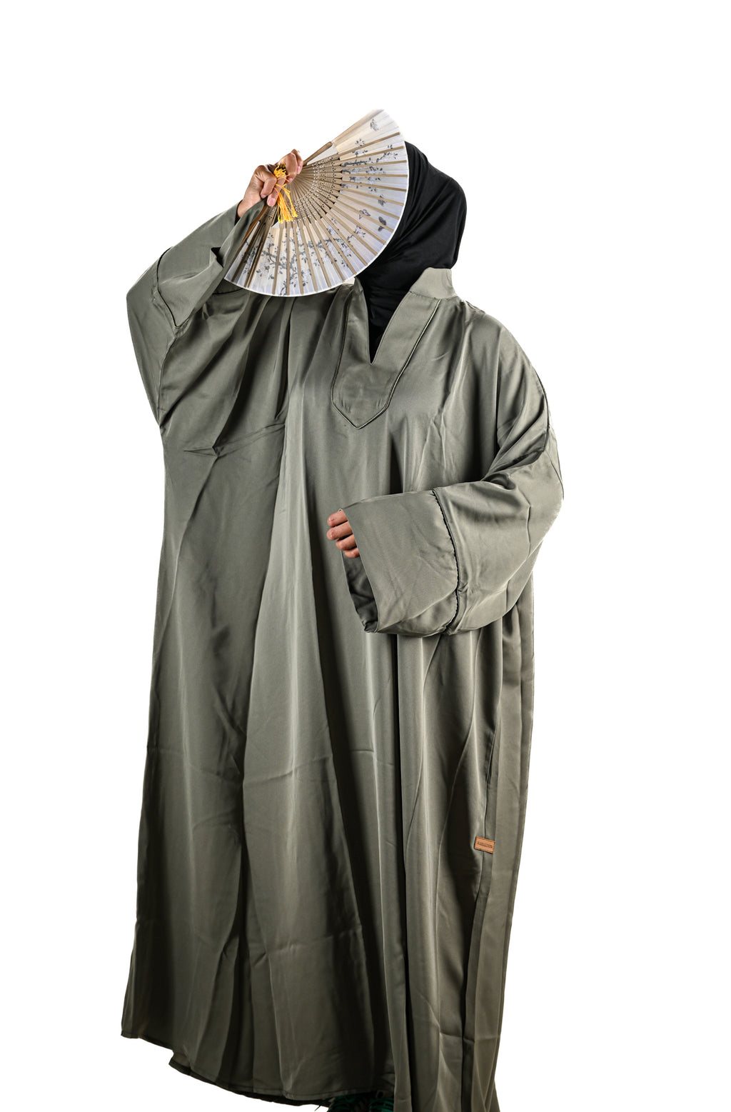 ABAYA OUMAYMA OLIVE GREEN SDM