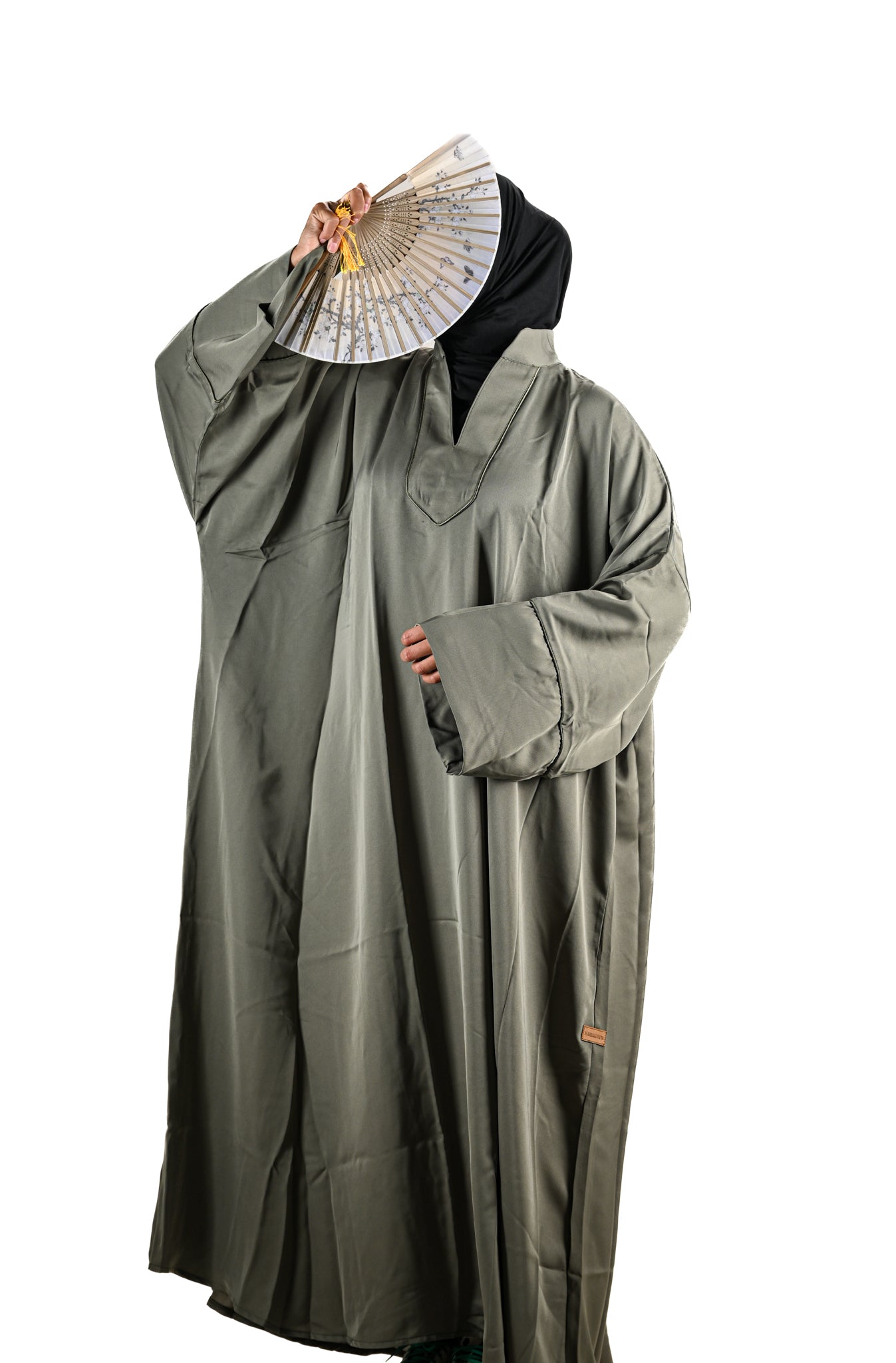 ABAYA OUMAYMA OLIVE GREEN SDM