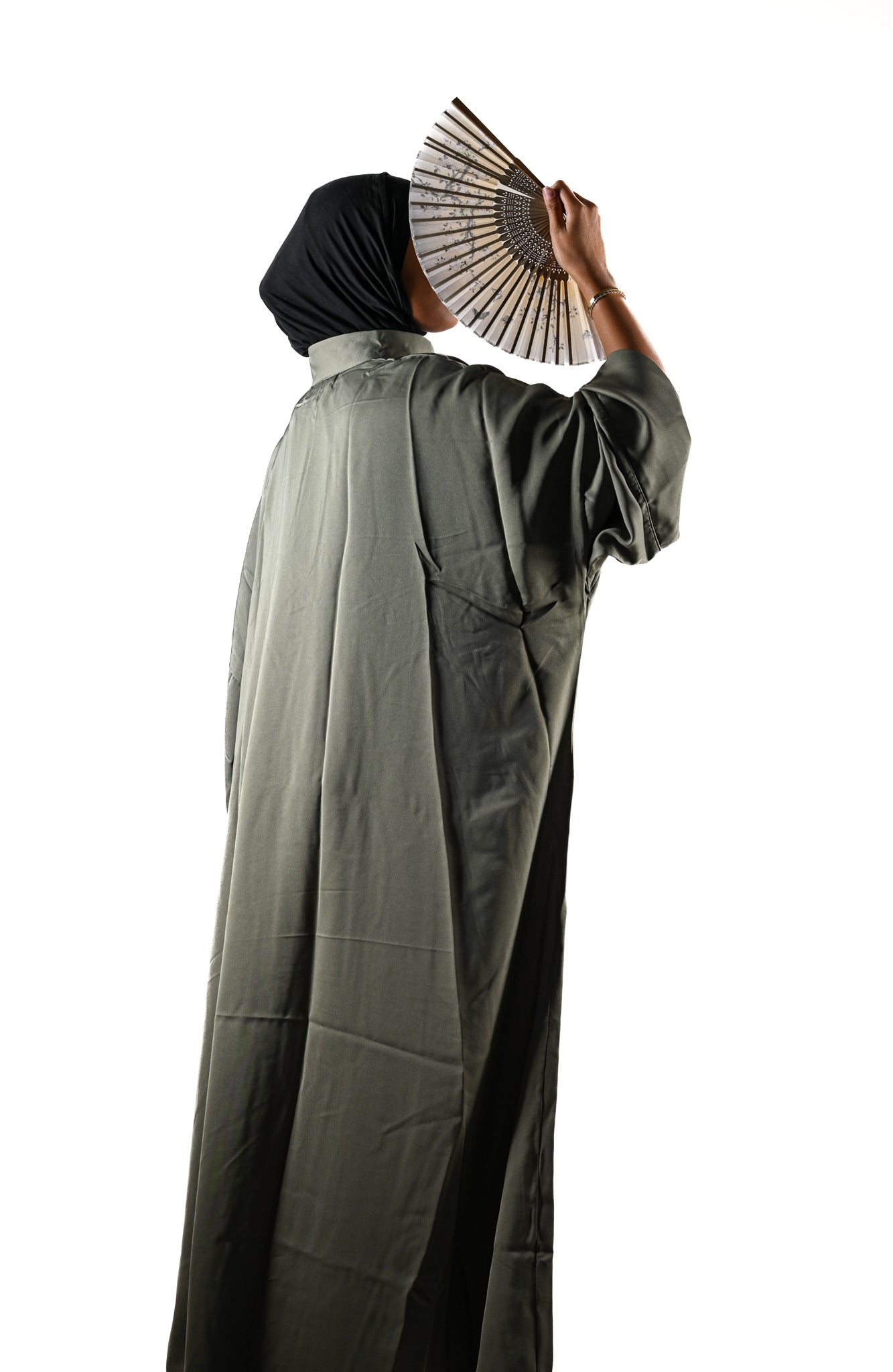 ABAYA OUMAYMA OLIVE GREEN SDM