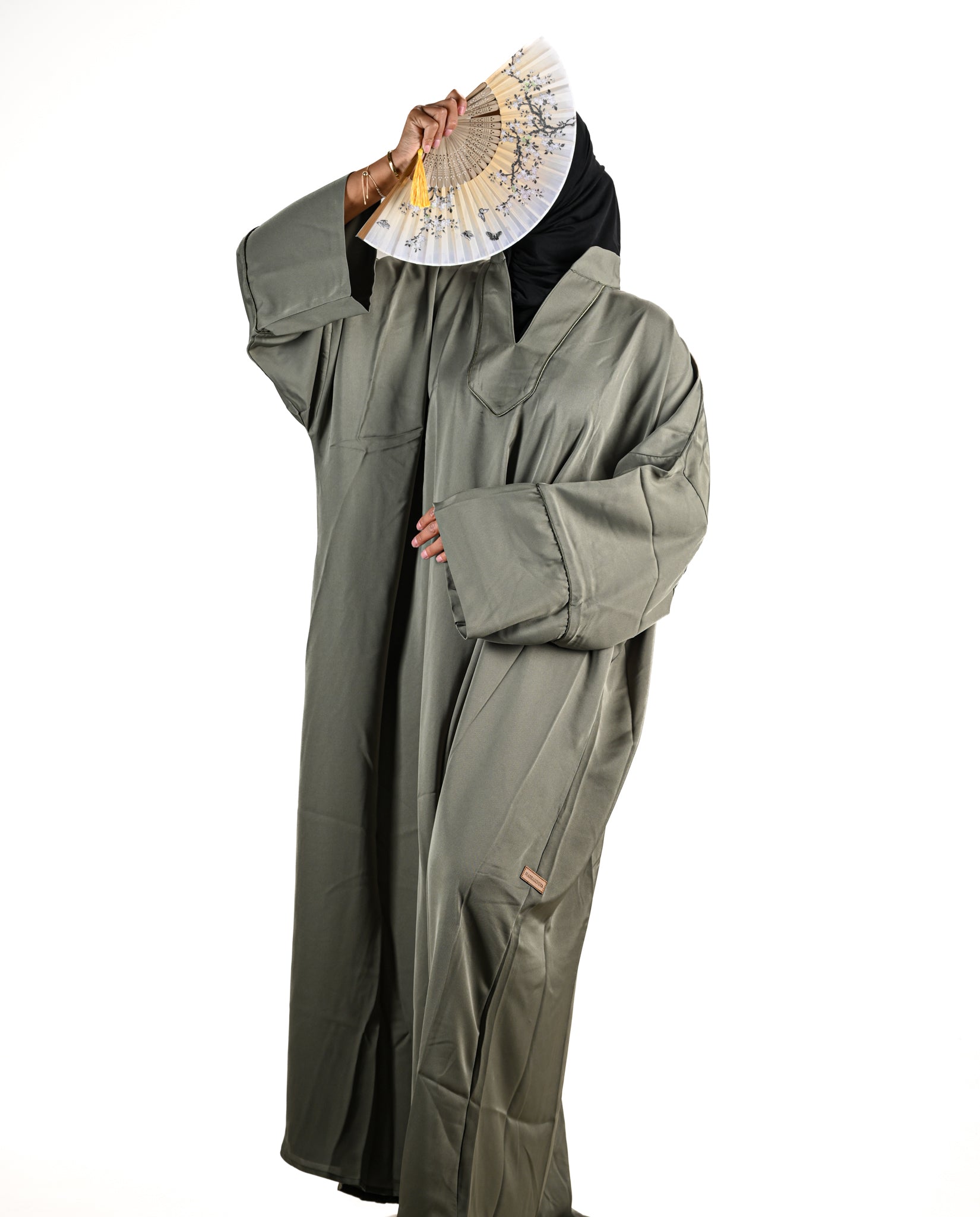 ABAYA OUMAYMA OLIVE GREEN SDM