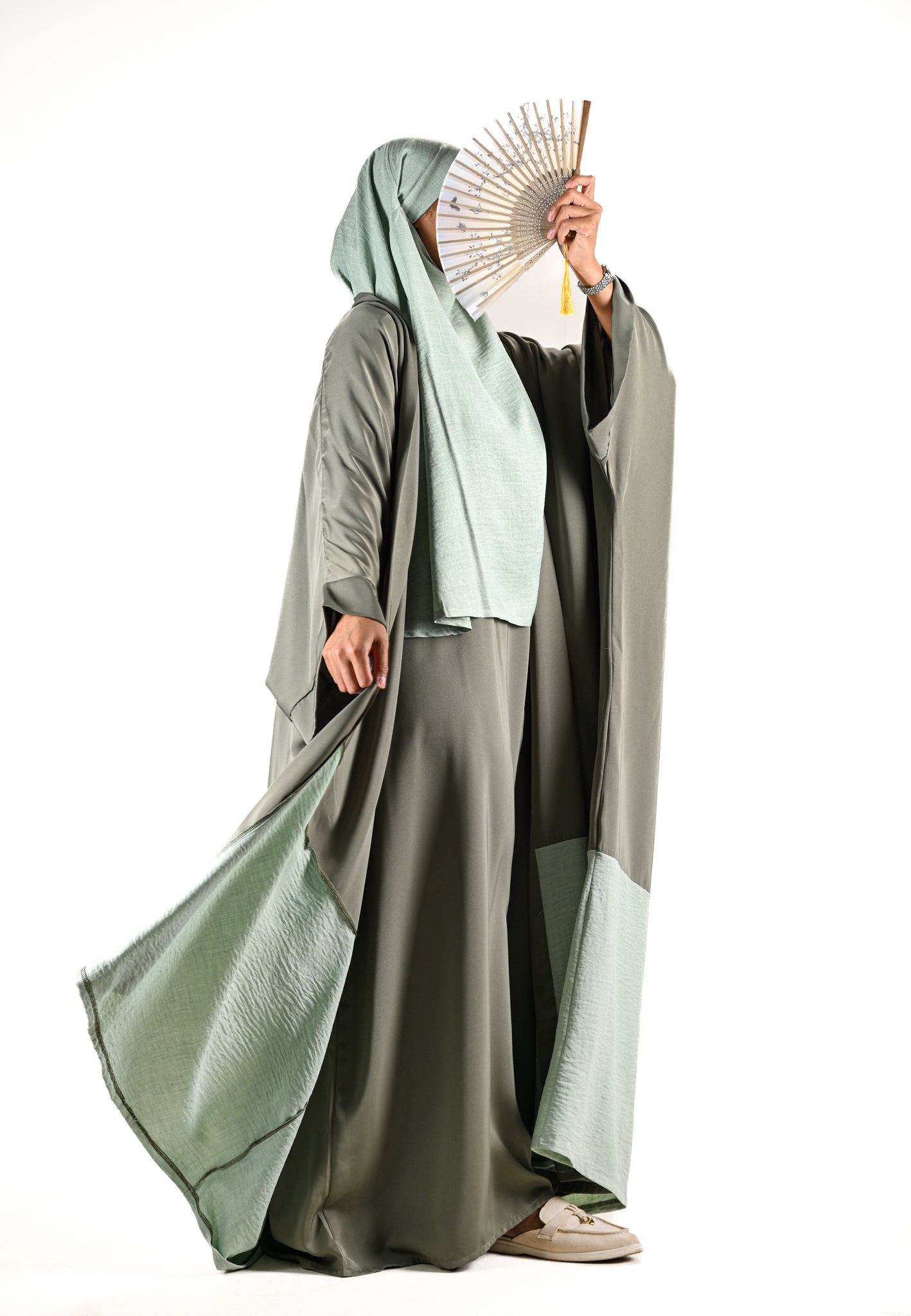 KIMONO SFYA NIDA SAGE GREEN