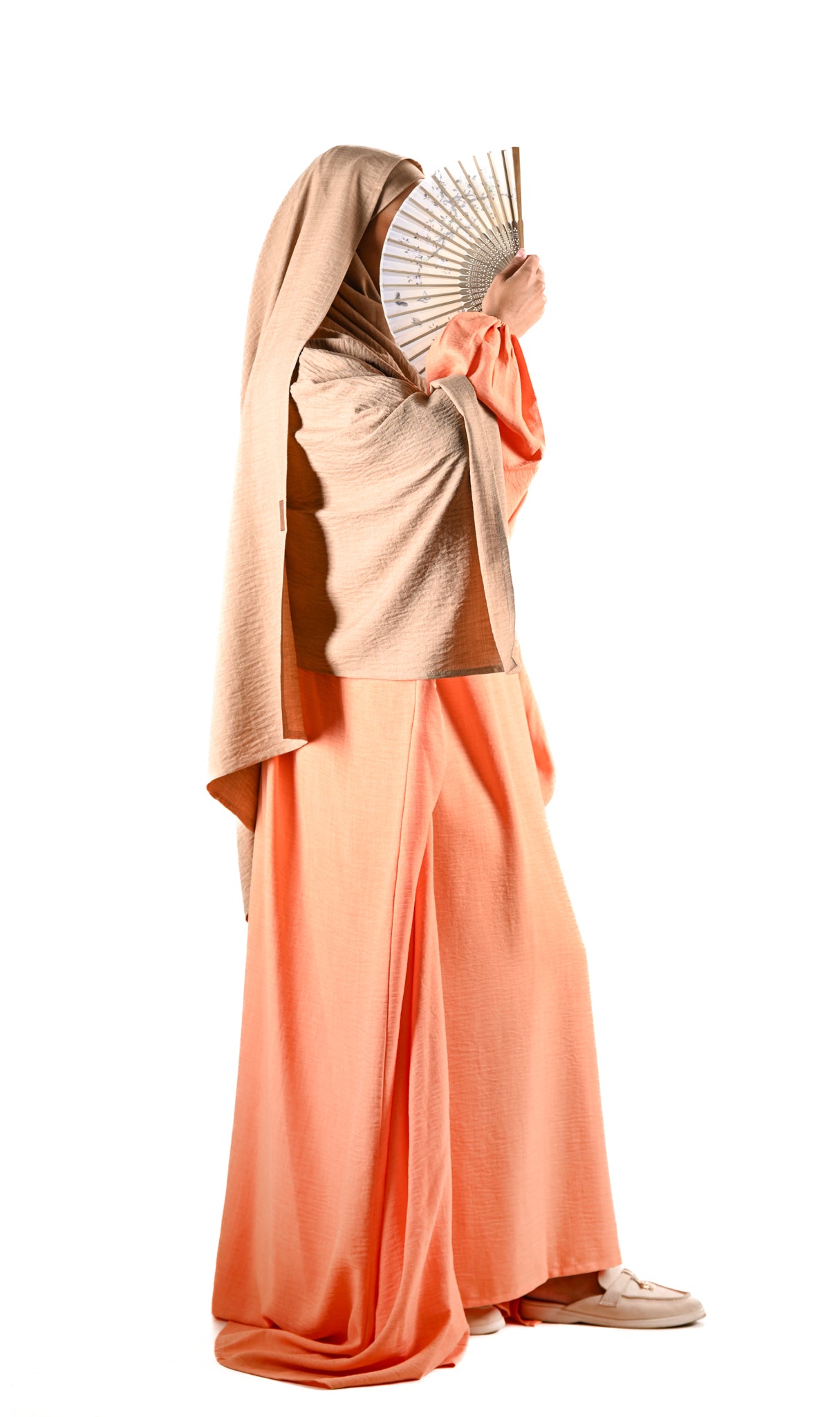 KIMONO HAFSA LIN PAPAYA