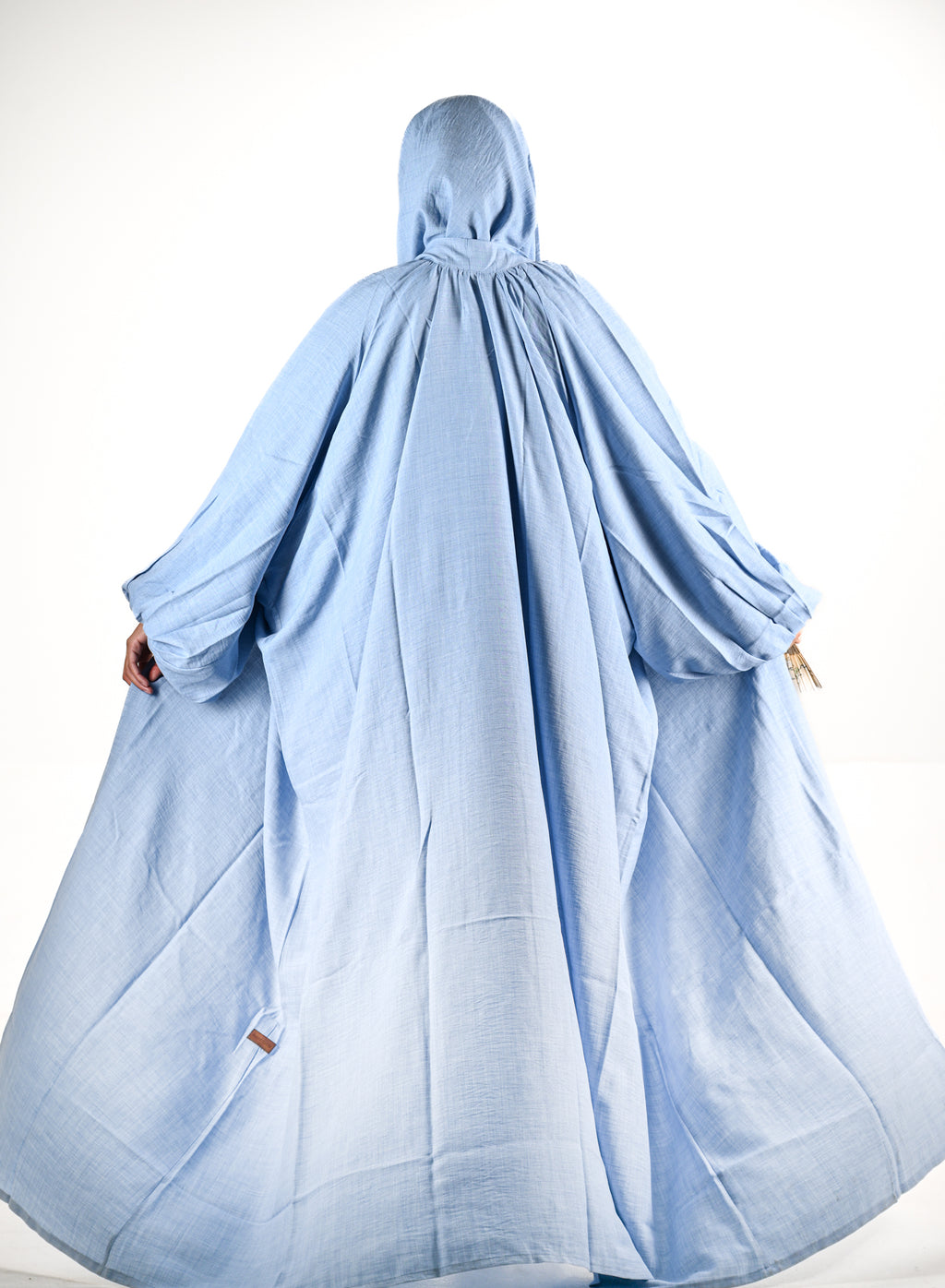KIMONO HAFSA LIN FADED DENIM