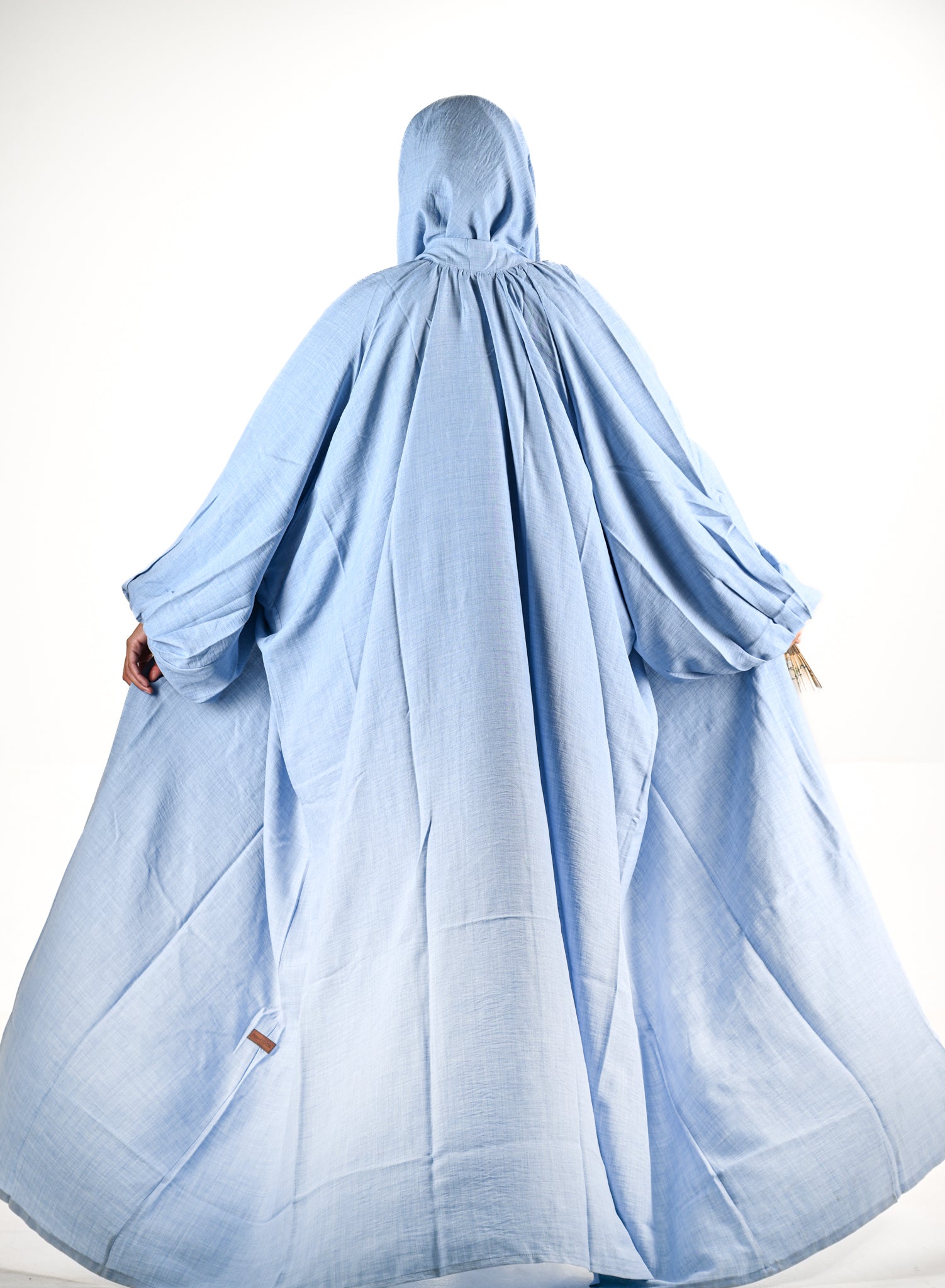 KIMONO HAFSA LIN FADED DENIM